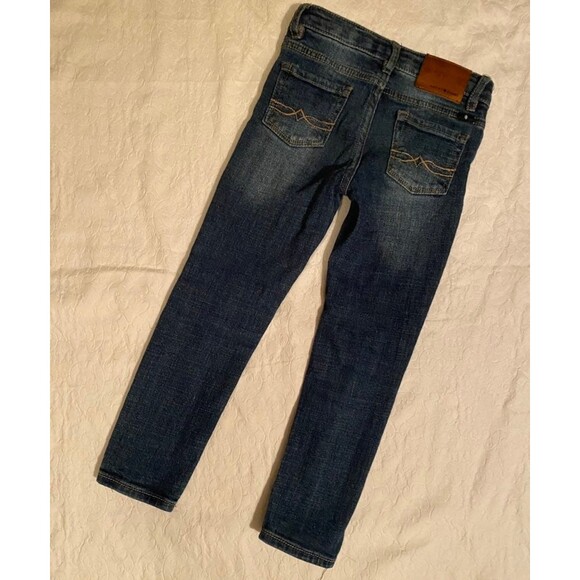 Girls Lucky Brand Distressed with holes Jeans Zoe Skinny 4 / 5 Denim - Picture 2 of 8